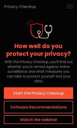 Privacy Checkup